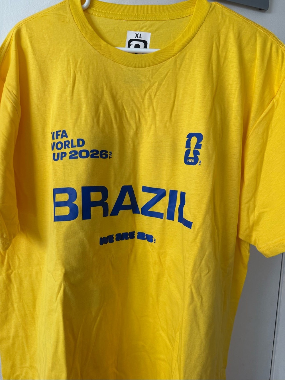 FIFA Brazil 2026 Yellow Graphic Tee